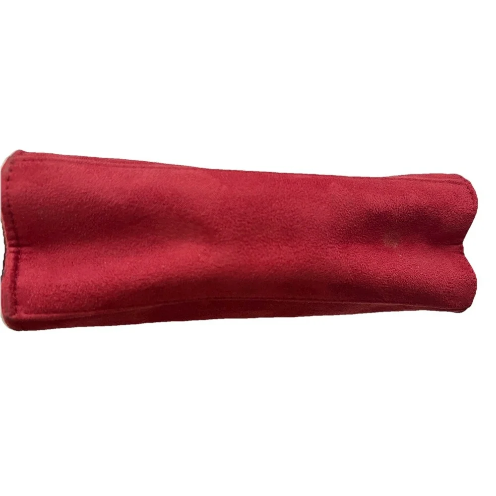 Alan Stuart Purse Accessory‎ Tote Handbag Women Red Suede